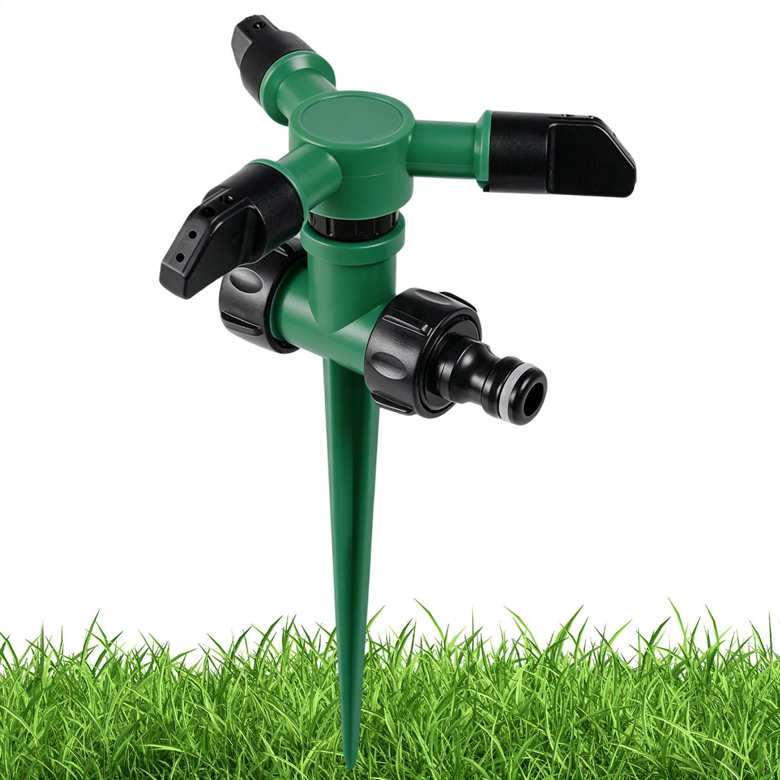 Gardening Tools Plastic - Automatic Rotating Water Sprinkler for Garden