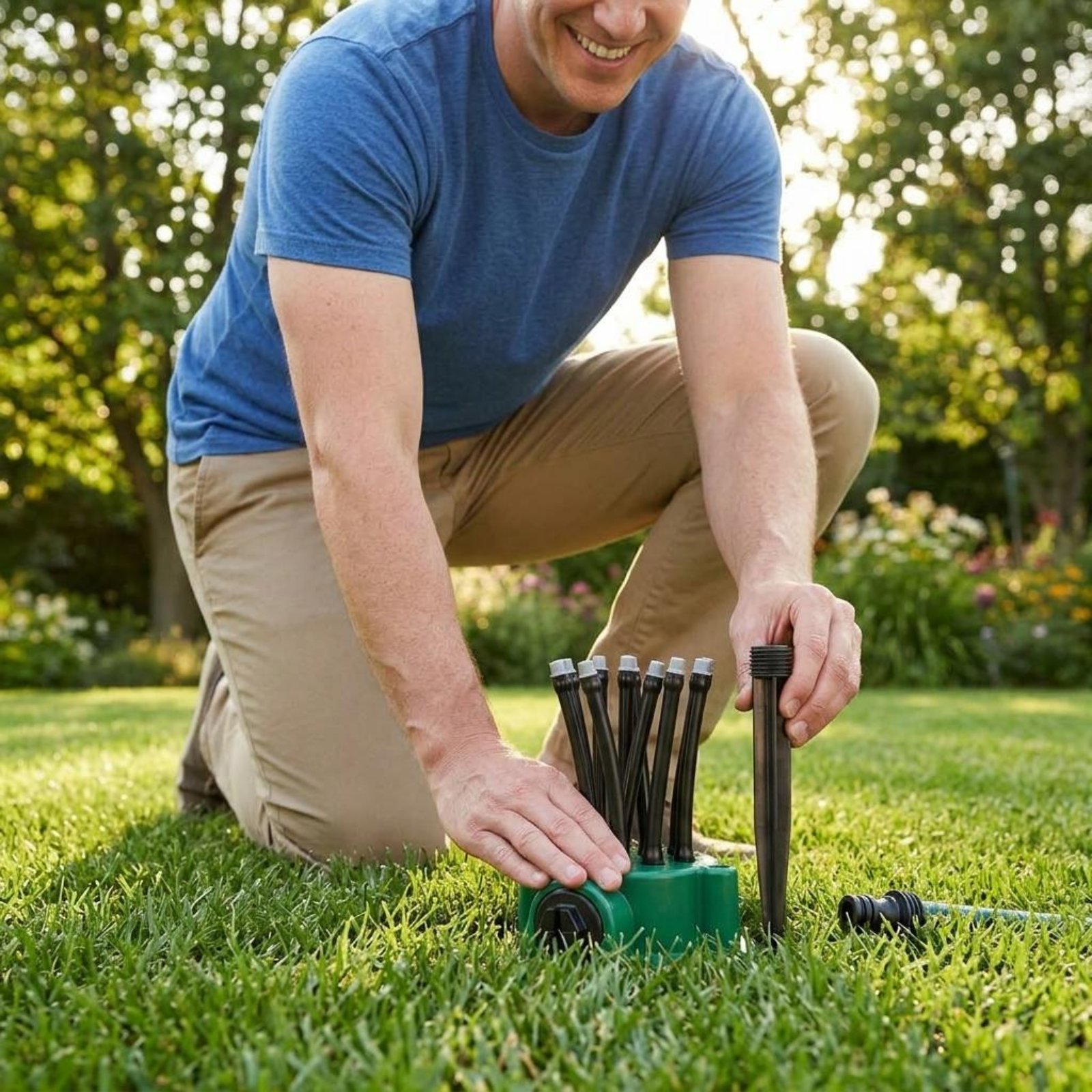 Gardening Tools Plastic - 360 Degree Sprinkler Gentle Mist Spray