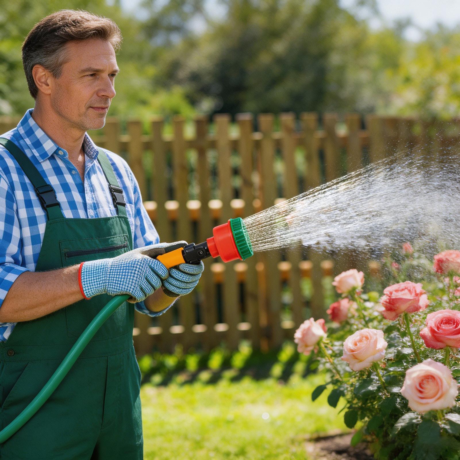 Gardening Tools Plastic - Garden Sprayer Nozzle Atomizing Leak-Proof Watering
