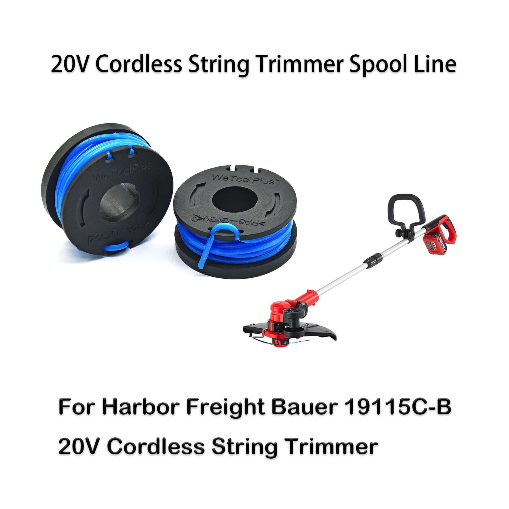 3 Spool and 1 Cover Replacemen - огляд і ціна Gardening Tools Harbor Freight