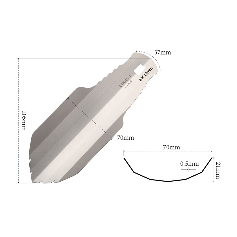 New Titanium Hand Shovel Garde - огляд і ціна Garden Hand Trowel