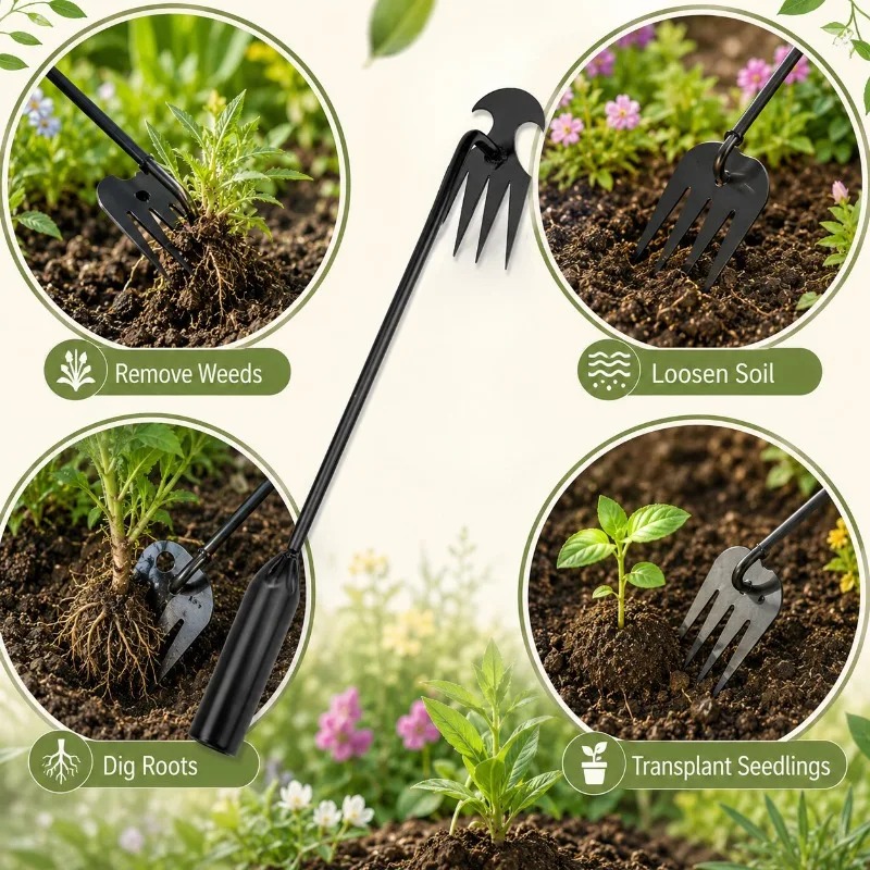2 in 1 Garden Rake Manual Seed - огляд і ціна Gardening Tools For Weeds