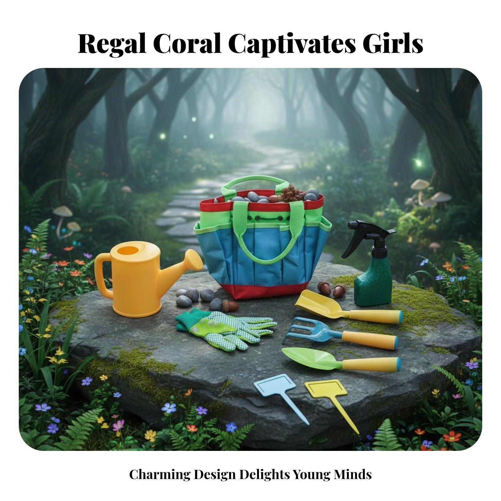 10 Pieces Kids Gardening Tool  - огляд і ціна Gardening Tools Girls