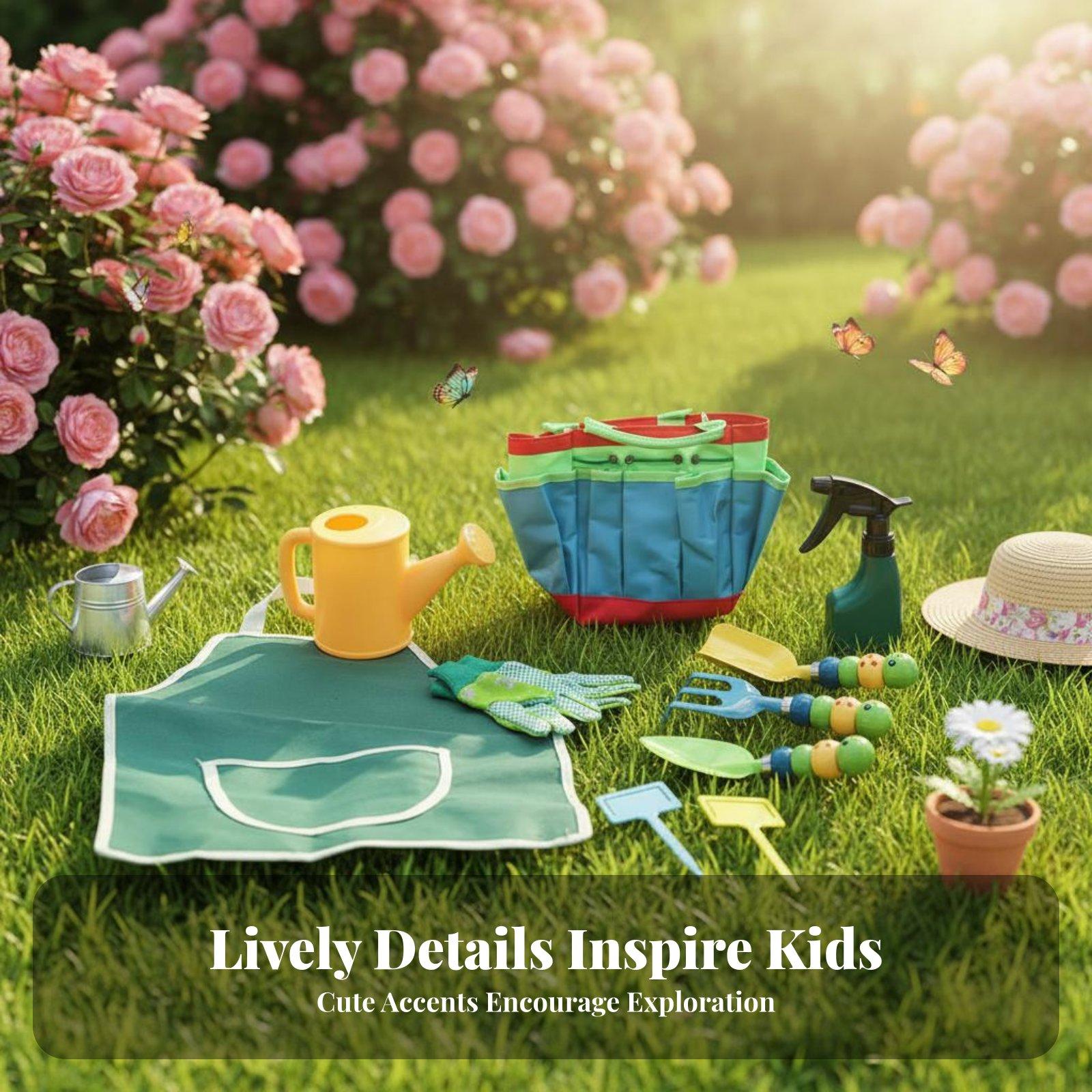 10 Pieces Kids Gardening Tool  - огляд і ціна Gardening Tools Girls