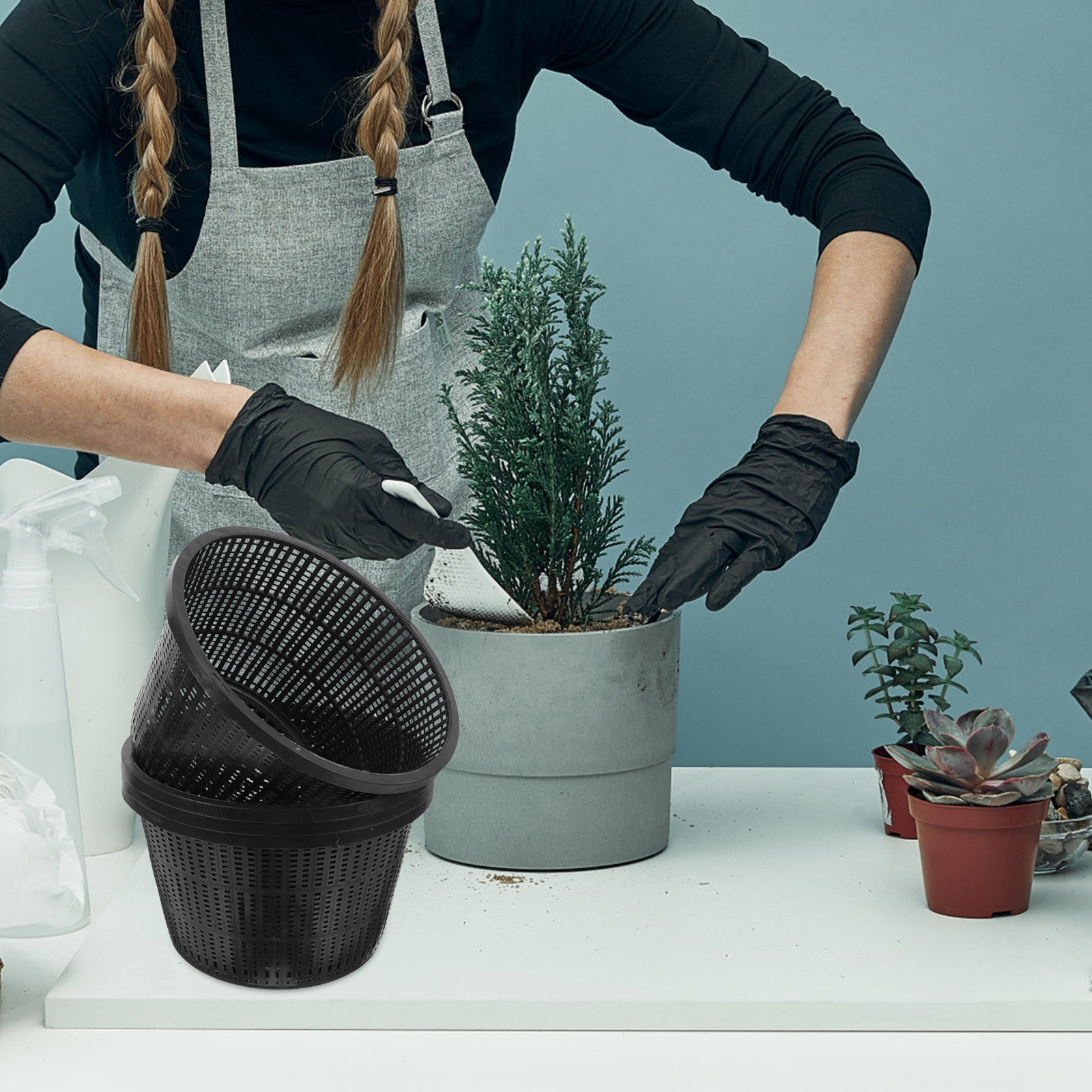 4pcs Hydroponic Net Pots 5 Inc - огляд і ціна Hydroponic System