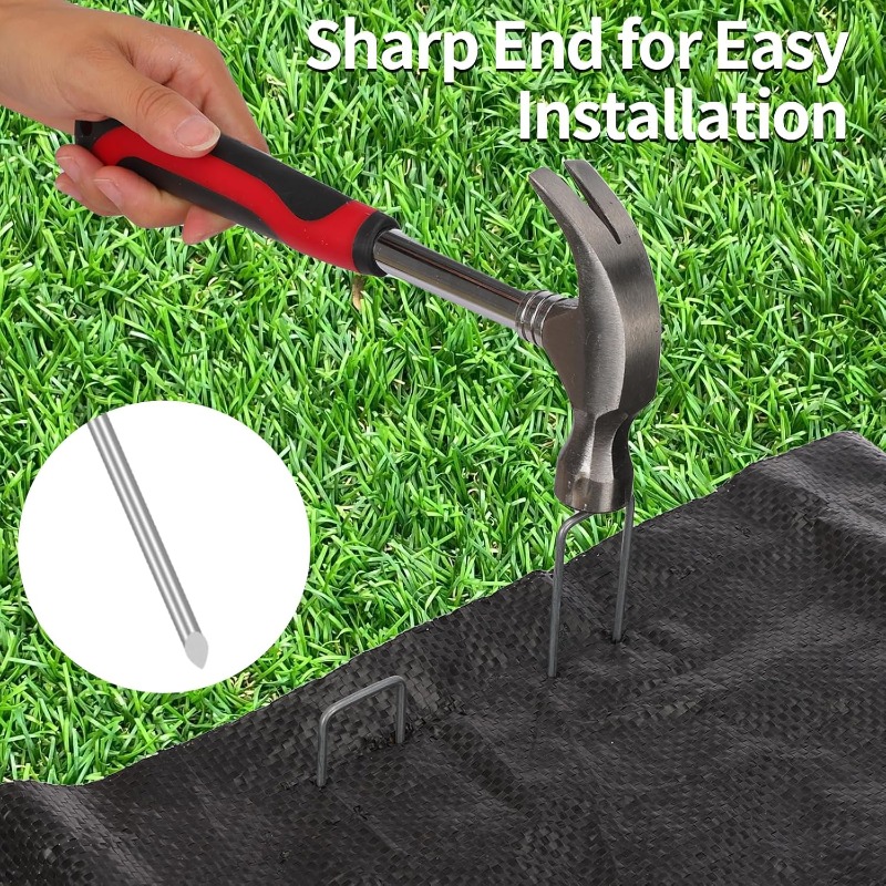 10 Pcs U-shaped Garden Nails A - огляд і ціна Gardening Tools For Weeds