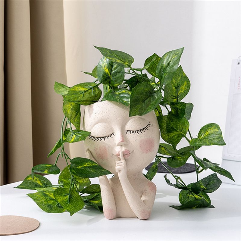 REST Girls Face Head Vases Flo - огляд і ціна Gardening Tools Girls