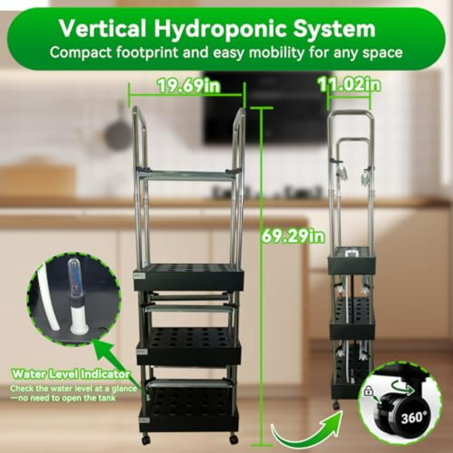 Indoor hydroponics growing sys - огляд і ціна Hydroponic System
