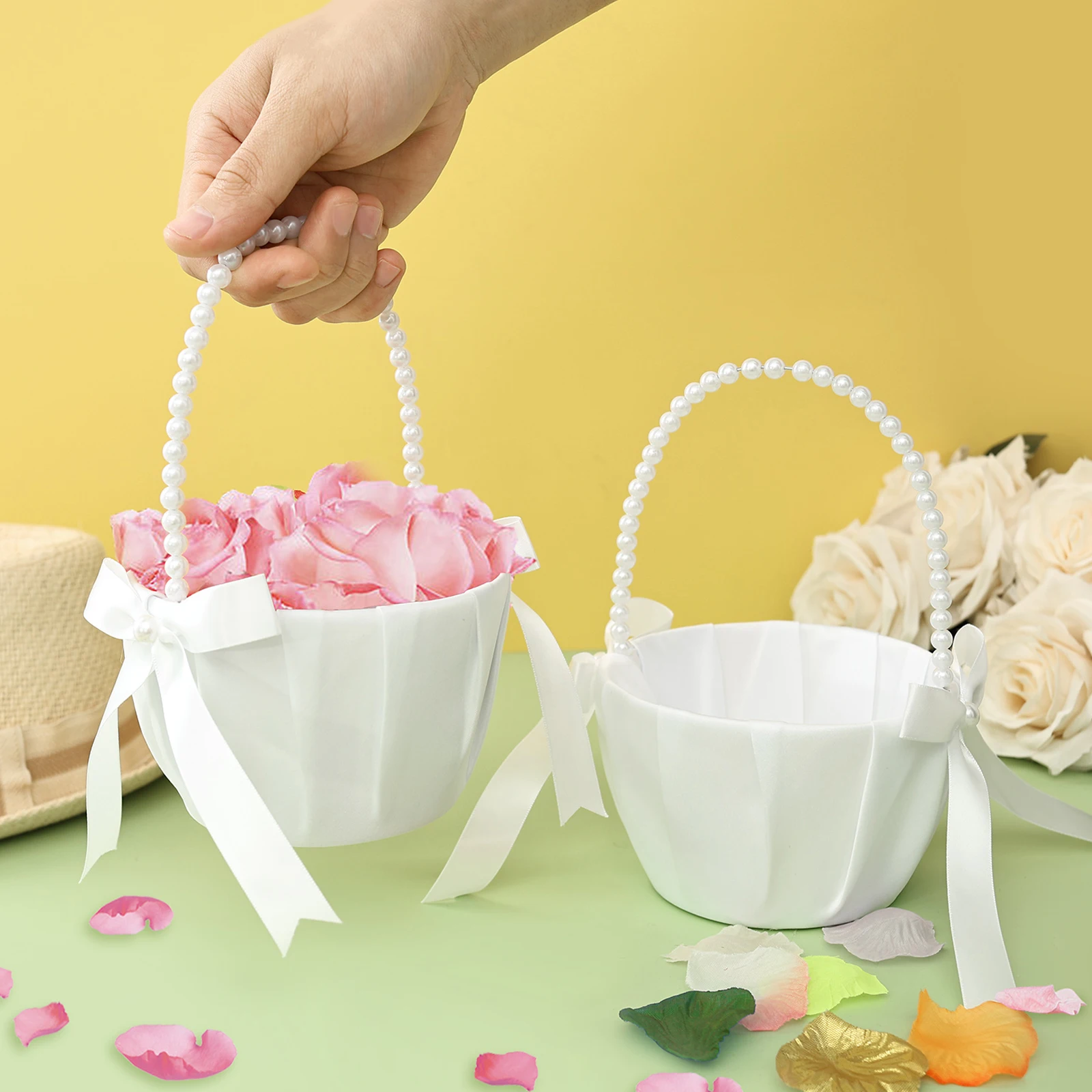 2Pcs Wedding Flower Girl Baske - огляд і ціна Gardening Tools Girls