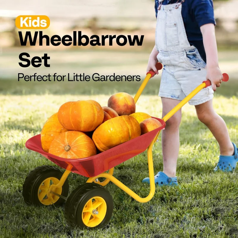 Kids Wheelbarrow Children Gard - огляд і ціна Gardening Tools Toddler