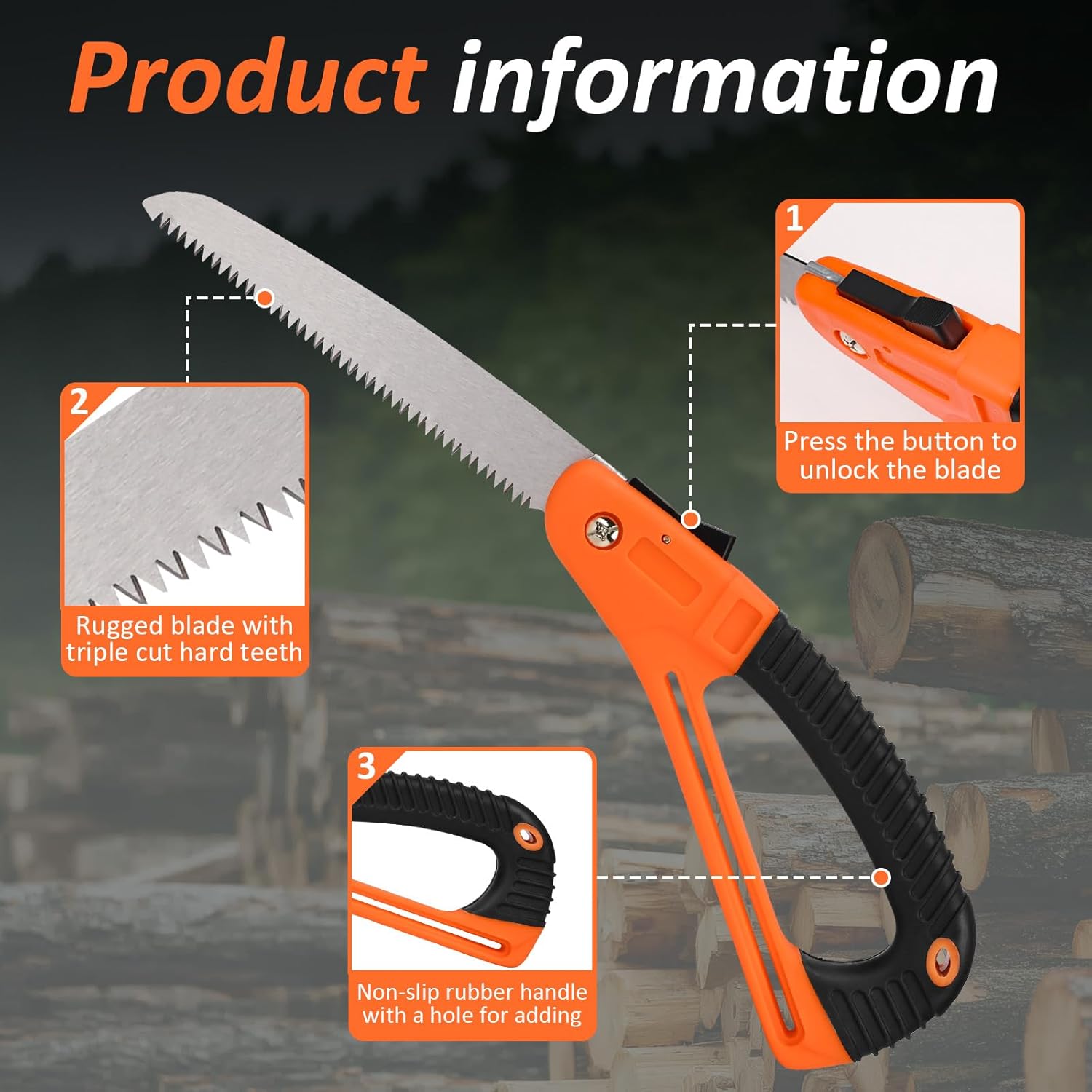 Folding Saw Portable Hand Saw  - огляд і ціна Garden Hand Trowel